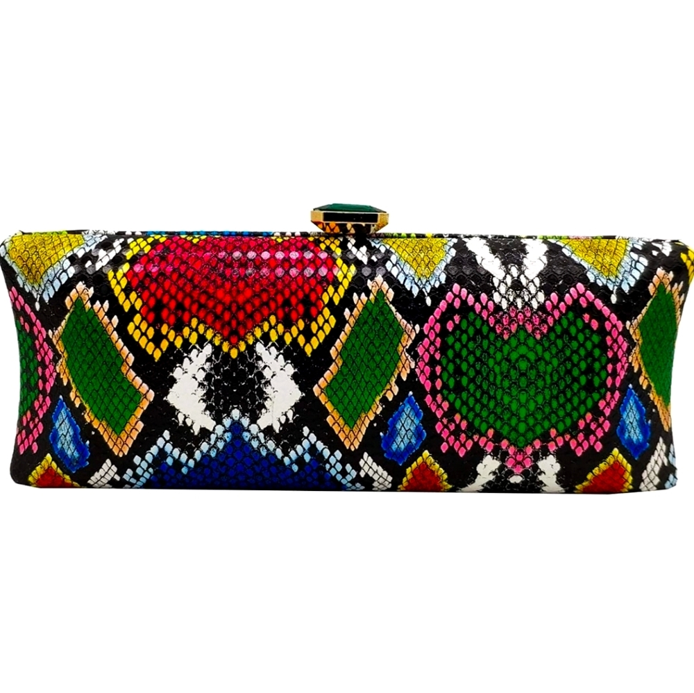 Faux Python Clutch